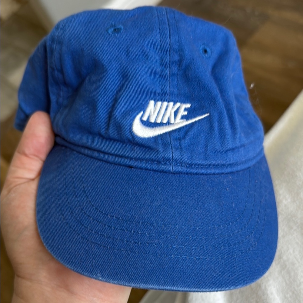 Nike Blue Hat Classic Swoosh Adjustable
